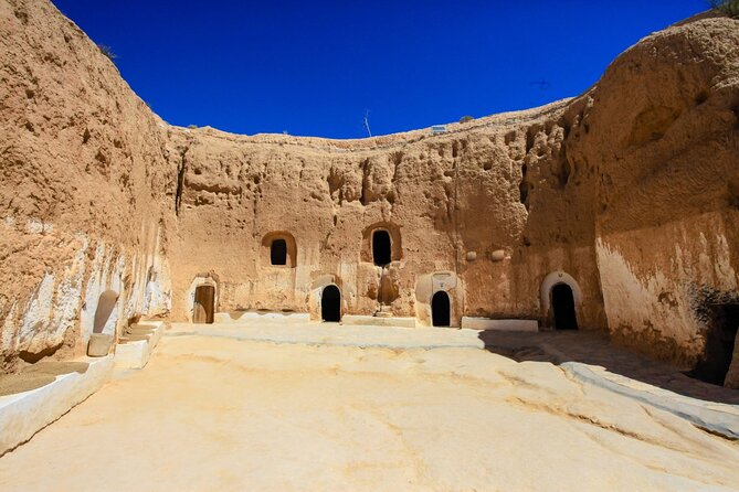 2-Day Tunisian Sahara Tour with Food & Stay from Sousse - El Jem opens the trip with Roman scale