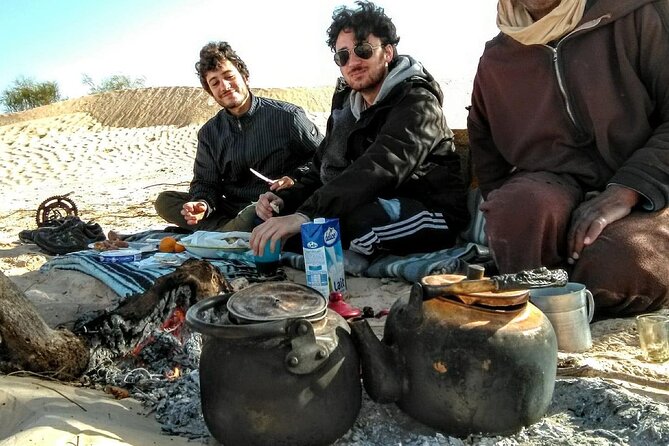 Camel ride and 1 night in the desert - Reaching the dunes as the light changes