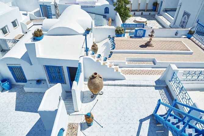 Carthage, Bardo Museum, Sidi Bou Said and Medina Private Day Tour - Sidi Bou Said: blue doors and a coastal pause