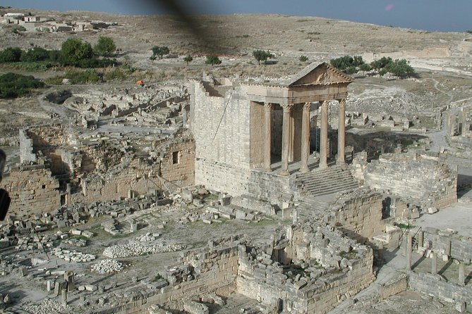 DAY TRIP TO Dougga & Bulla Regia , DEPARTURE FROM Tunis - The road to Bulla Regia and its underground villas