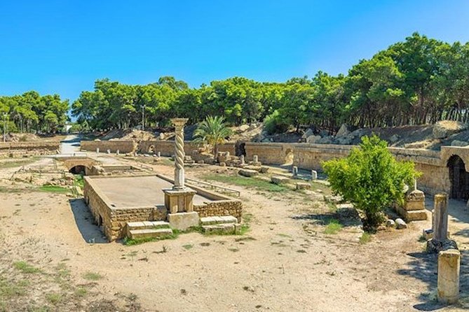 From Hammamet or Tunis: Carthage, Bardo, Sidi Bou said and Medina - The Baths of Antoninus and Carthage’s Roman face
