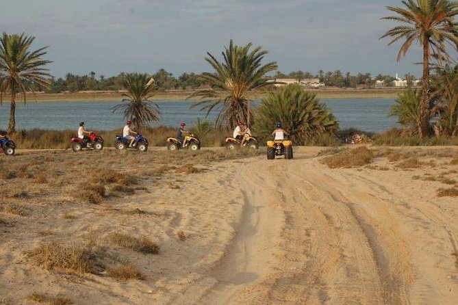 Great ride forest and blue lagoon in quad - Leaving Djerba’s hotel zone behind