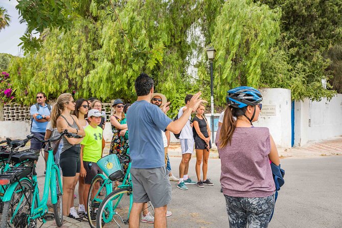 Group Guided Bike Tour of Carthage Archeological Site in Tunisia - The Baths of Antoninus and Carthage’s Roman scale