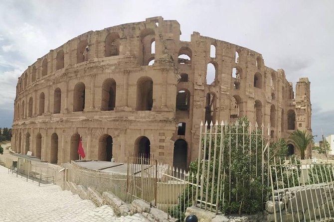 Kairouan, El Djem and Monastir Guided Excursion from Hammamet - Entering El Djem’s 30,000-seat amphitheater