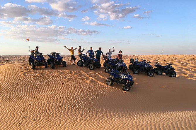 Quad Biking (ATV) in Douz Tunisia Sahara Desert - Setting out from Douz into the Sahara