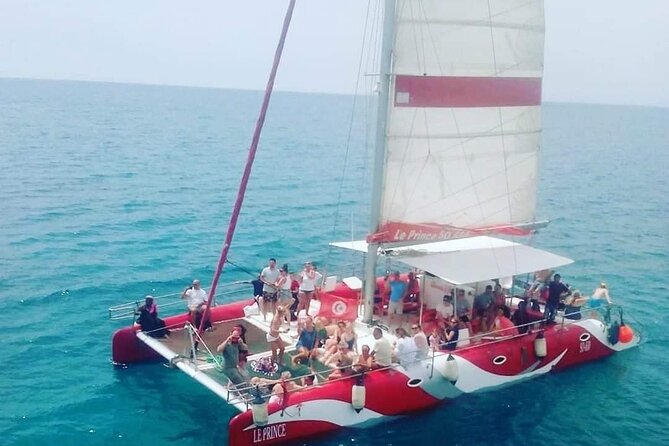 Sea Trip on Catamaran in Hammamet with Transfer - Fruit, drinks, and onboard entertainment