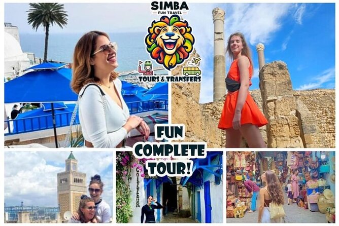 VIP Tour: Tunis Medina/Bardo, Sidi Bou Said, Carthage |PICKUP ALL - What this Sousse day trip is really offering